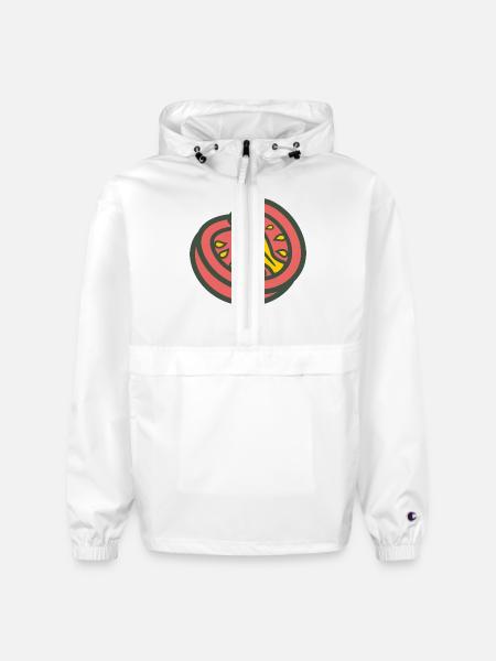 Tomato Sliced - Champion Packable Jacket - white
