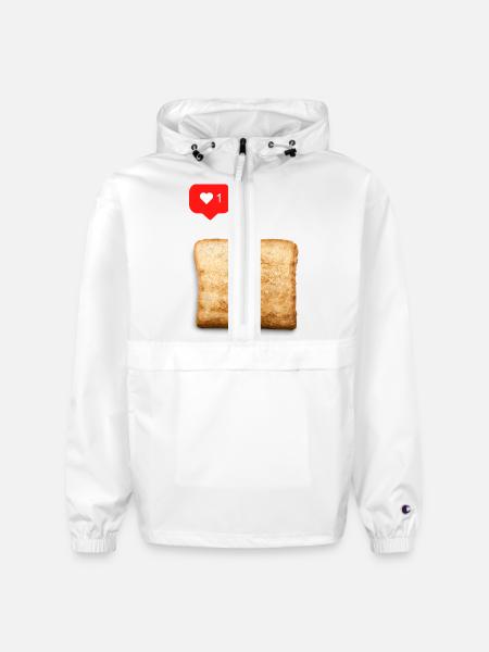 Bread Lover - Champion Packable Jacket - white