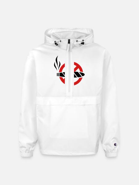 No smoking - cigar - Champion Packable Jacket - white