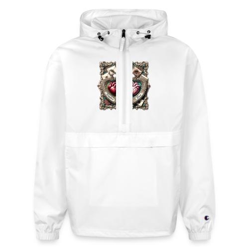 Keeper of My Deepest Love Victorian Locket T-Shirt - Champion Packable Jacket