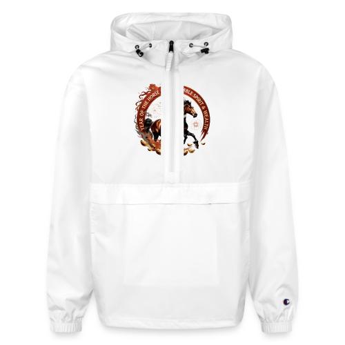 Year of the Horse Fiery Spirit T Shirt, Lunar New - Champion Packable Jacket