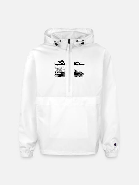 Toyota Supra - Champion Packable Jacket - white