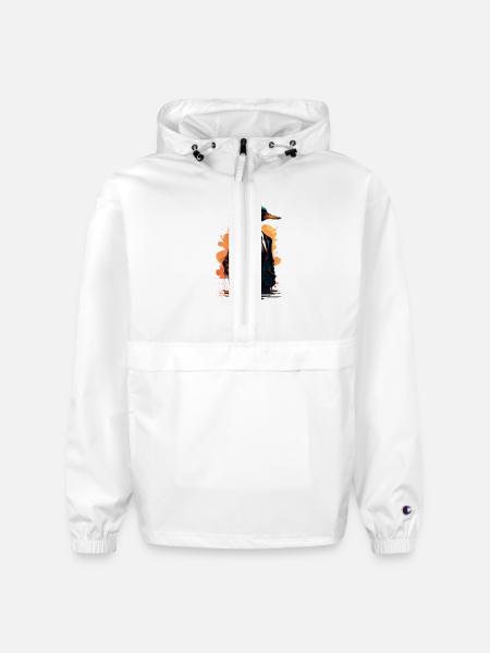 Suit wearing Duck - Champion Packable Jacket - white