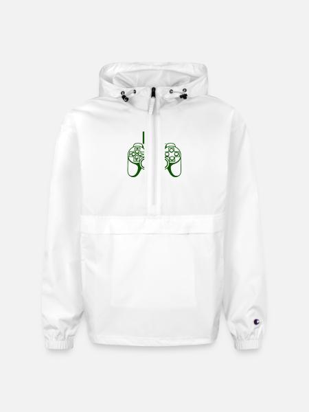 level (8) - Champion Packable Jacket - white