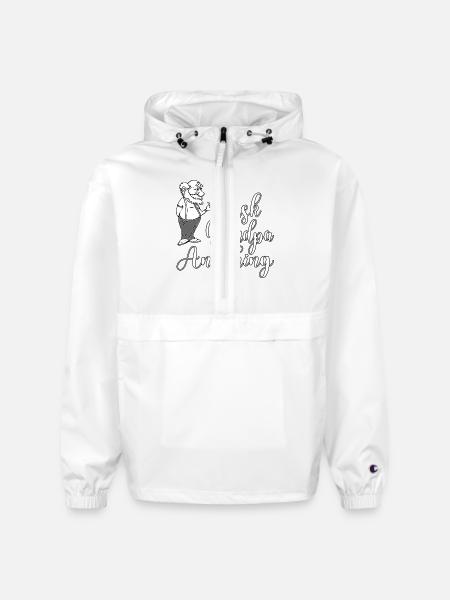 Ask Grandpa Anything - Champion Packable Jacket - white