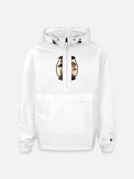 Bonsai Tree Terrarium - Champion Packable Jacket - white