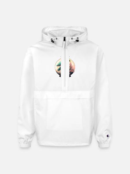 Bonsai Tree Terrarium - Champion Packable Jacket - white