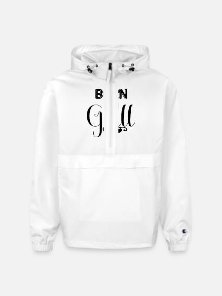 Born to Grill - Champion Packable Jacket - white