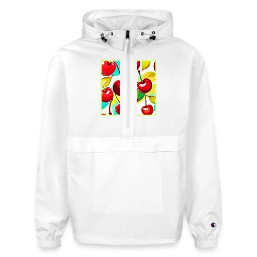 Vibrant Cherry Pattern - Champion Packable Jacket