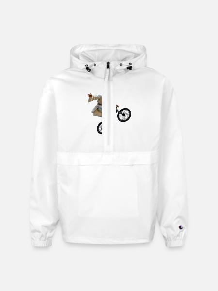 BMX Jesus - Champion Packable Jacket - white