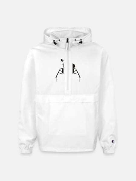 Lunar Module - Champion Packable Jacket - white