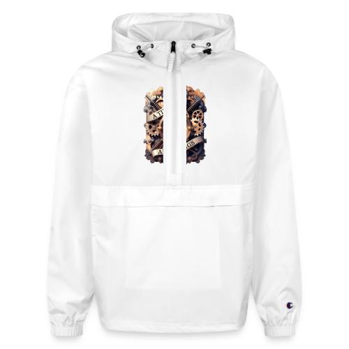 Ornate Clockwork T-Shirt - Champion Packable Jacket