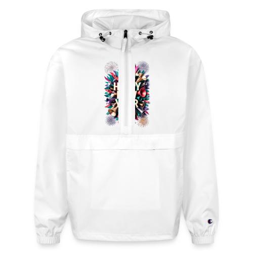 New Year's Party Horn T-Shirt - Champion Packable Jacket