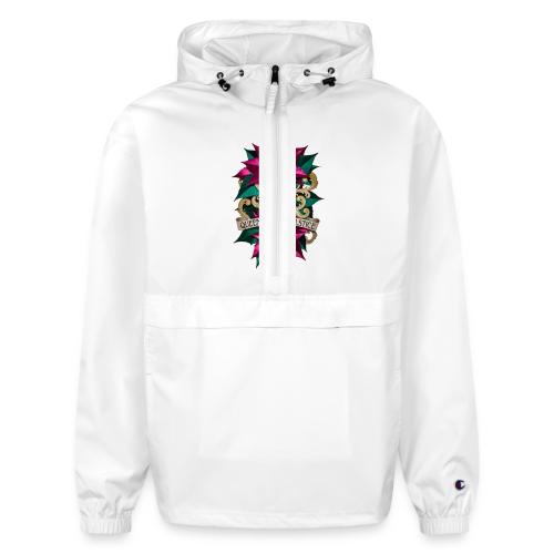 Queen of the Solstice Poinsettia T-Shirt - Champion Packable Jacket