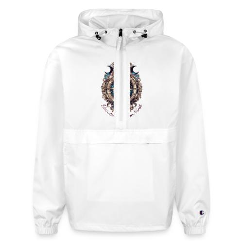 You Are My True North Celestial Compass T-Shirt - Champion Packable Jacket