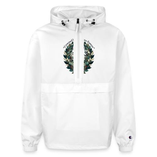 Crowned by Your Love Forever Laurel Wreath T-Shirt - Champion Packable Jacket