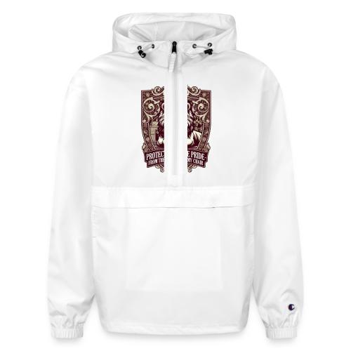 Protector of the Pride T Shirt, Sarcastic Dad Gif - Champion Packable Jacket