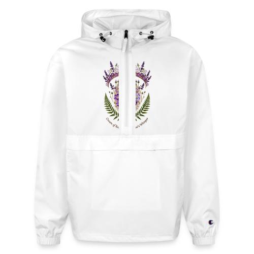 Spring Meadow Crown Tee, Cottagecore Renewal Gift - Champion Packable Jacket