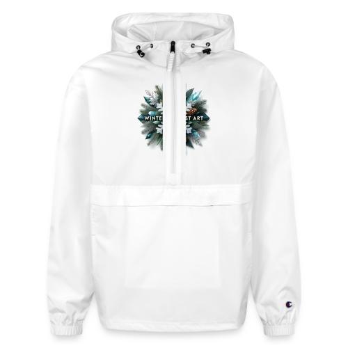 Intricate Frozen Evergreen T-Shirt - Champion Packable Jacket