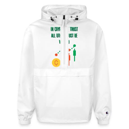 Sarcastic Bitcoin Investor T-shirt - Champion Packable Jacket