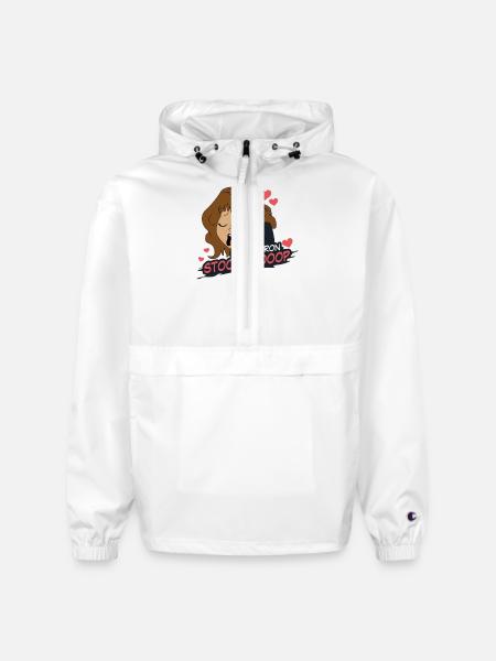Stop It Ron - Champion Packable Jacket - white