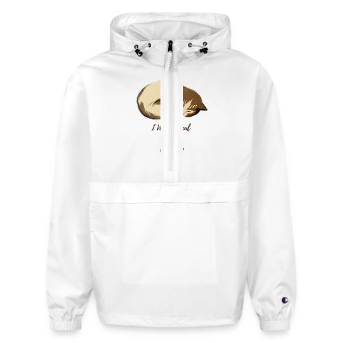 I Was Normal Three Cats Ago Funny Cat T-Shirt - Champion Packable Jacket