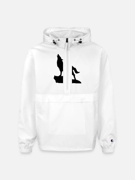 Wolf Howling - Champion Packable Jacket - white