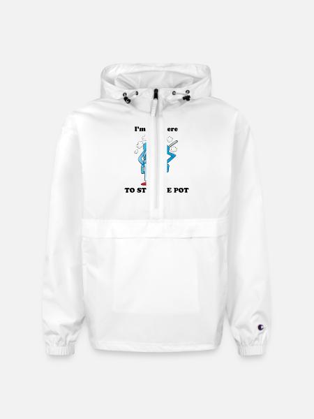 Stir The Pot - Champion Packable Jacket - white