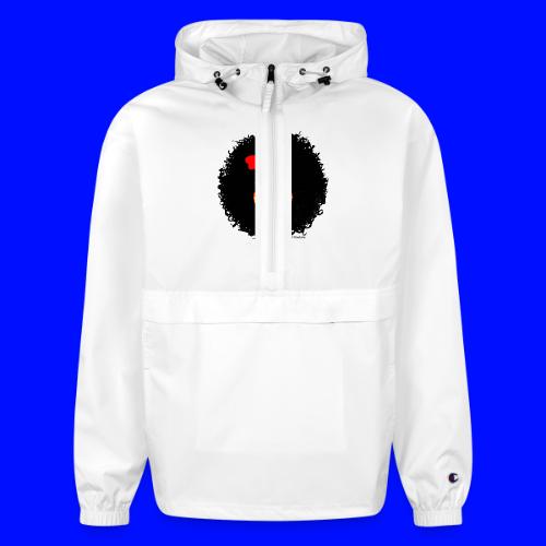 Curly Ashley with pink bow - Champion Packable Jacket