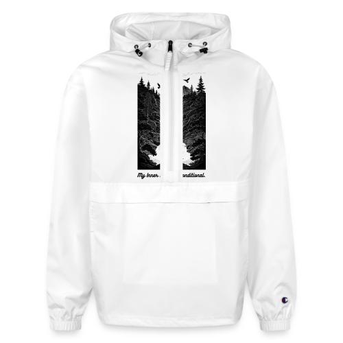 Conditional Inner Peace T-Shirt | Minimalist Zen - Champion Packable Jacket