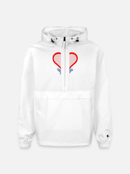 HEART MANTRA - Champion Packable Jacket - white