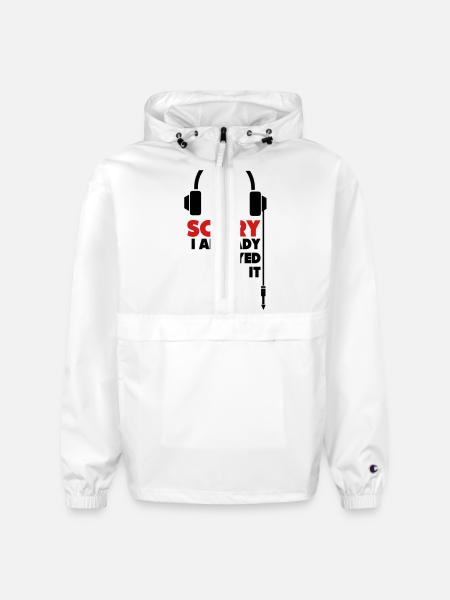 sorry_i_already_played_it_3 - Champion Packable Jacket - white