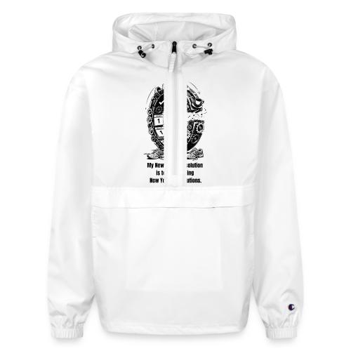 The Resolution Loop - Sarcastic New Year's T-Shirt - Champion Packable Jacket