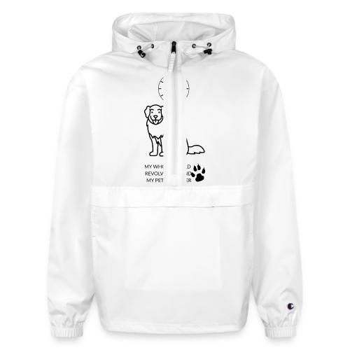 My Pet's Bladder World T-Shirt | Funny Dog/Cat Own - Champion Packable Jacket