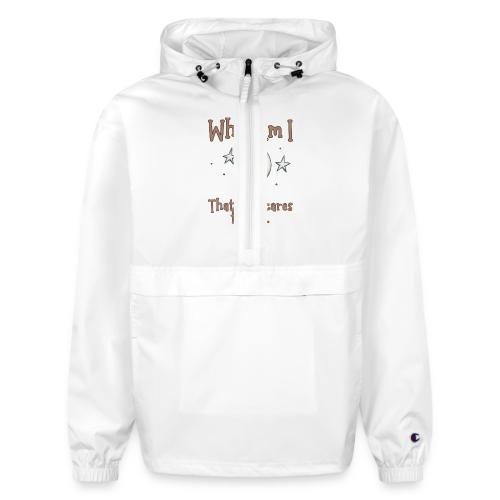 Who Am I that God cares for me - Champion Packable Jacket