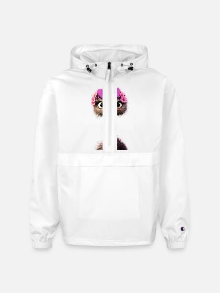 Duckie - Champion Packable Jacket - white