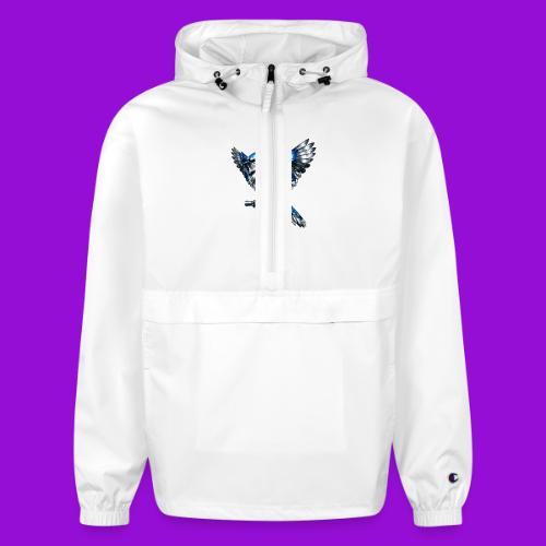 Silver Blue Jay Open Wing Perch - Champion Packable Jacket