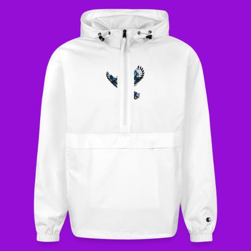 Silver Blue Jay in Flight - Champion Packable Jacket