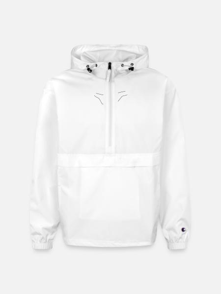 hand love - Champion Packable Jacket - white