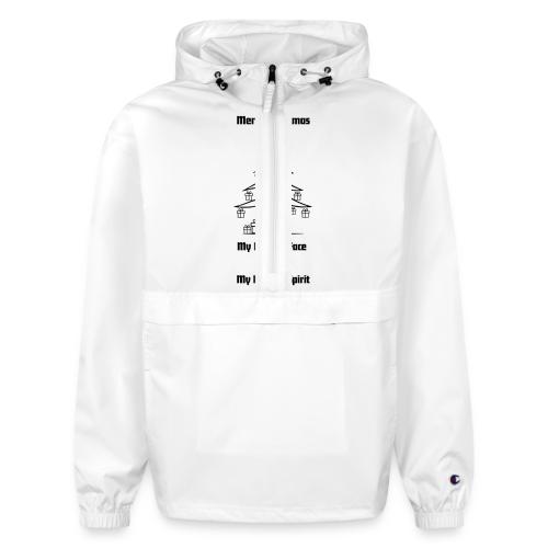 My Resting Face Is My Christmas Spirit T-Shirt - Champion Packable Jacket