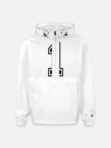 1 - Champion Packable Jacket - white