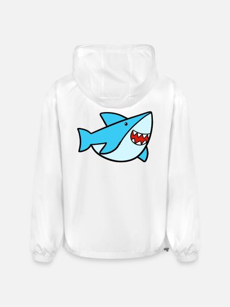 Sweet Shark - Champion Packable Jacket - white