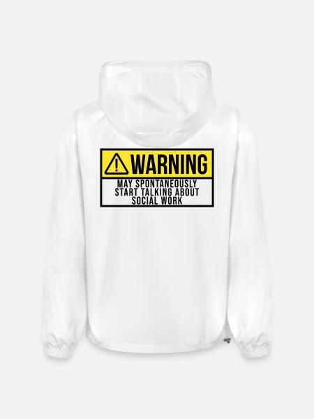 Social Work - Champion Packable Jacket - white