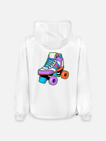 Roller Skating Skater - Champion Packable Jacket - white