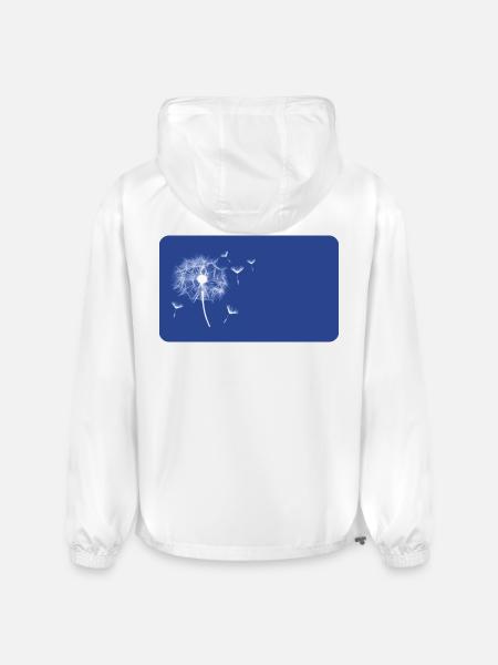 Dandelion blue | personalizable - Champion Packable Jacket - white