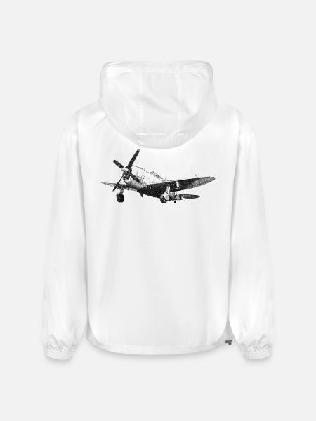 P-47 Thunderbolt - Champion Packable Jacket - white