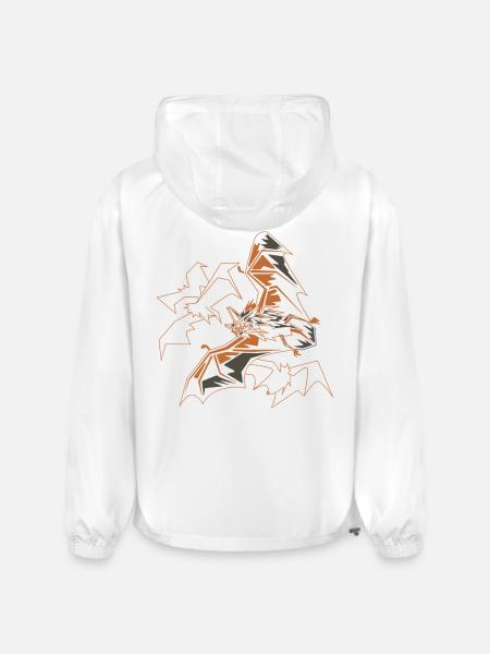 Polygon Bats - Champion Packable Jacket - white