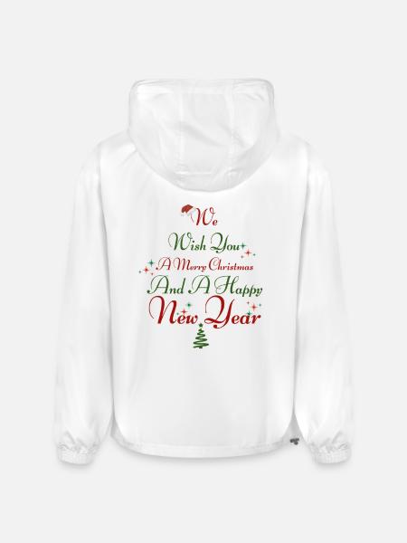 Christmas - Champion Packable Jacket - white