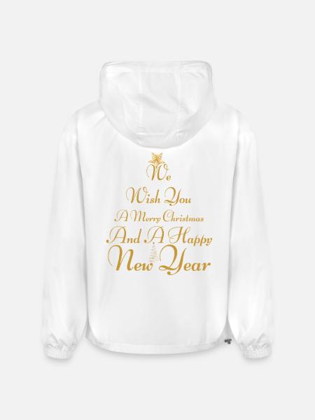 Christmas - Champion Packable Jacket - white