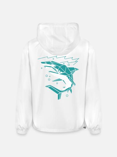 Polygon Shark - Champion Packable Jacket - white